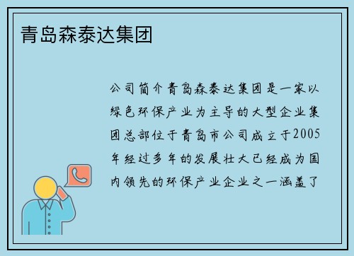 青岛森泰达集团